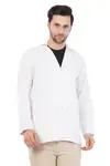 Mens Full Sleeve Apron White